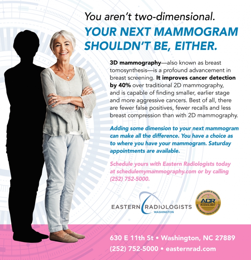 You Aren't Two-Dimensional, Eastern Radiologists